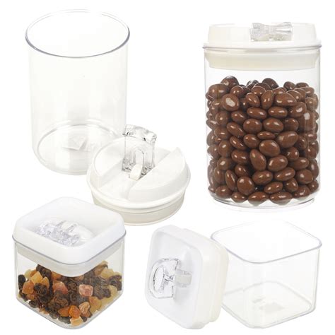 The container is secure enough to keep the water from leaking or spilling. Wilko Airtight Seal Clamp Lid Kitchen Storage Container ...