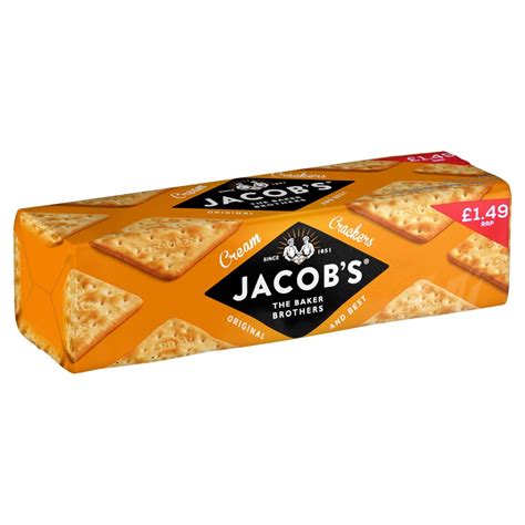 Jacob S Cream Crackers 1 49 PMP 300g BB Foodservice
