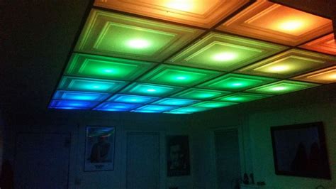 Led Lighting Ceiling Tiles How To Turn Your Room Into A Nightclub