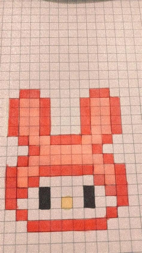 Dibujo Pixel De Melody Pixel Art Grid Pix Art Amity Mario Characters Fictional Characters