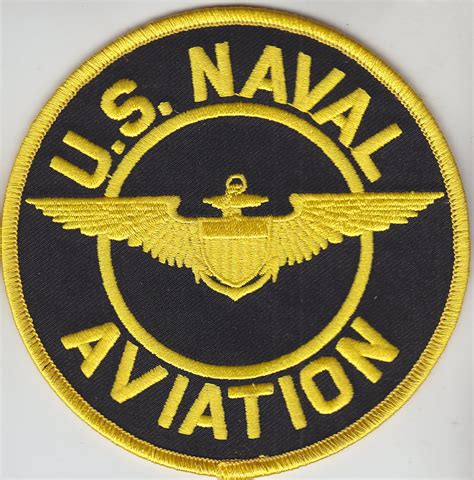 Us Naval Aviation Patch 4 Round