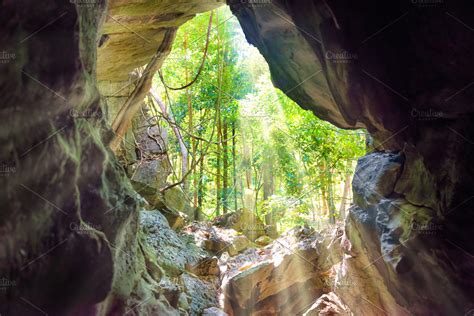 View From Inside To Cave Entrance High Quality Nature Stock Photos