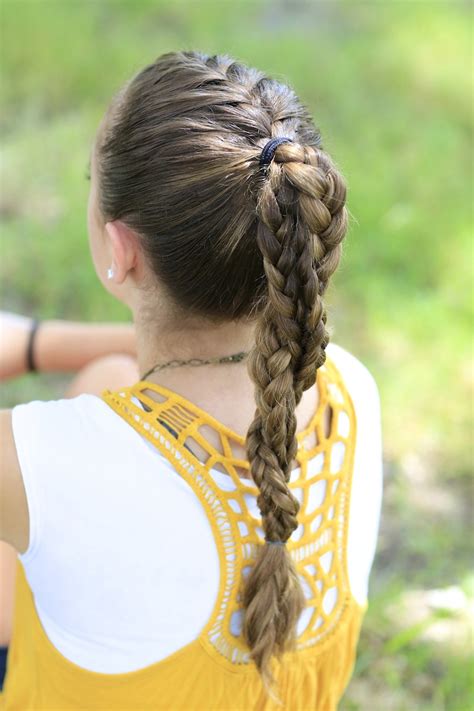 The Run Braid Combo Hairstyles For Sports Cute Girls