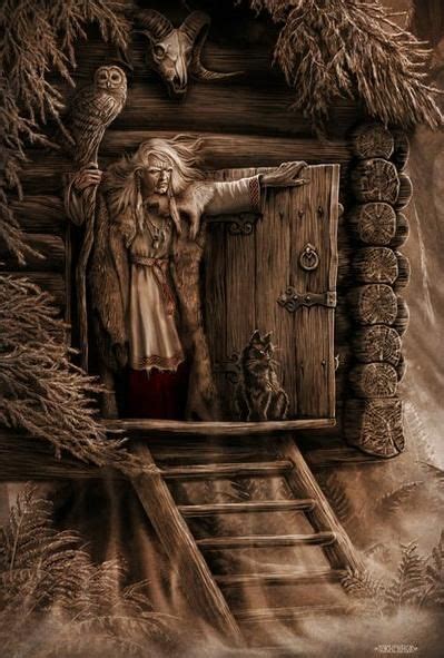 Pin By Hannette Van Jaarsveld Olivier On Witches With Images Baba Yaga Slavic Folklore Art