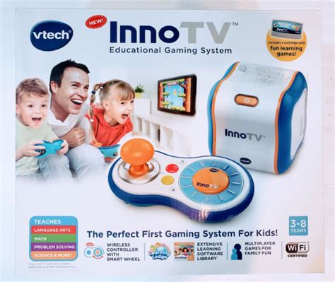 Vtech Innotv Kids Educational Gaming Game System Wi Fi Hdmi 8gb Inno Tv