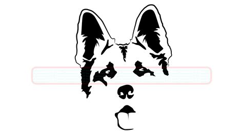 German Shepherd Dog Logo Logo Svg Png Clipart Cricut Etsy