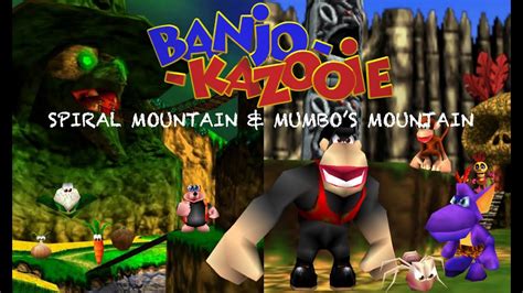 Banjo Kazooie 100 Spiral Mountain And Mumbos Mountain Youtube