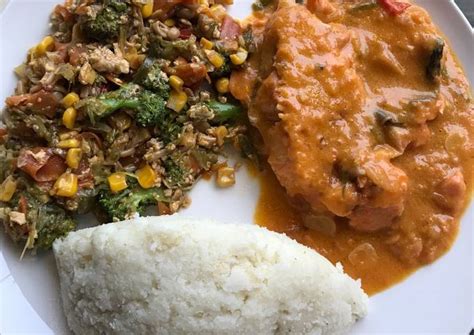 Ugali Vegetable And Fish Stew In Milk Recipe By Zelma Lizzy Zuena