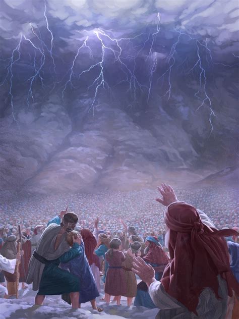 Moisés En El Monte Sinaí Lecciones De La Biblia Para Niños Bible