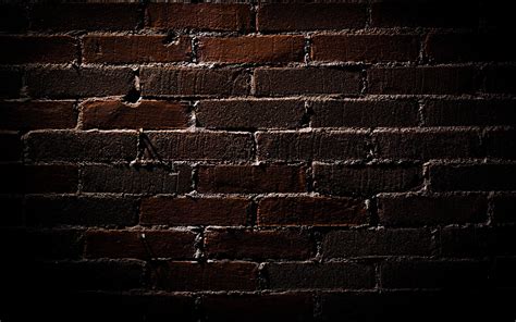 Download Wallpapers Black Brickwall Close Up Black Bricks Bricks