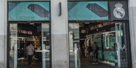 real madrid shop real madrid  opens   adidas stadium store