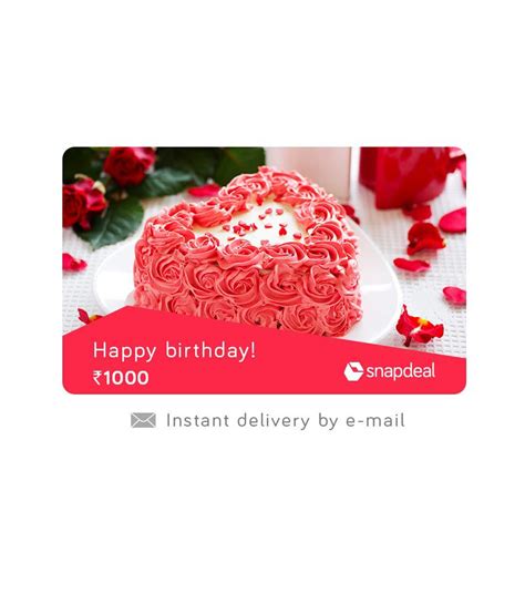 If you're a member of united texas credit union, you can purchase a prepaid gift card for anyone. Snapdeal Birthday E-Gift Card - Buy Online on Snapdeal