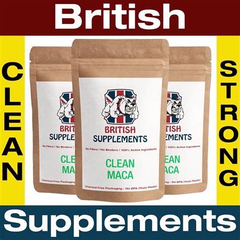 Clean Maca Extract 1 182mg 4 728mg Per Serving British Supplements
