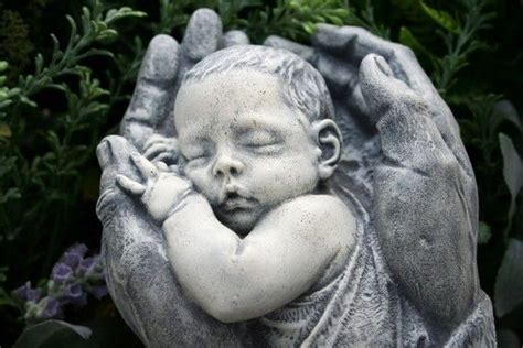 Baby In Gods Hands Cemetery Monuments Cemetery Statues Cemetery Art
