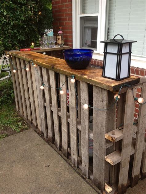 Pallet Bar Summerparty Shopkick Recycled Pallet Furniture Pallet