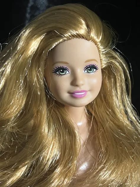 STRAWBERRY BLONDE HAIR GREEN Eyes Mattel Barbie Doll Teen Skipper D PicClick