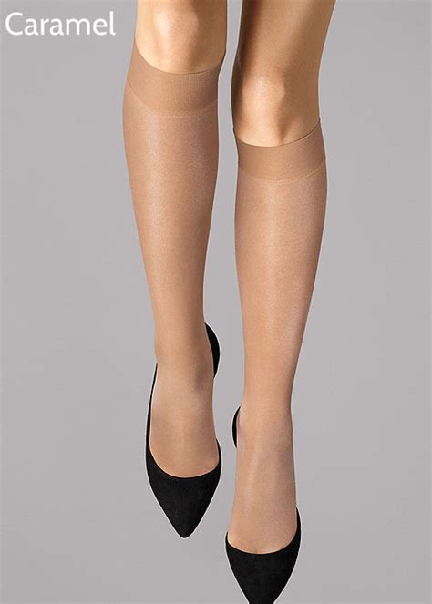 Wolford Satin Touch 20 Knee Highs In Stock At Uk Tights