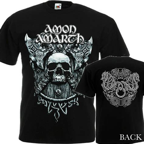 Amon Amarth Without Fear Swedish Melodic Death Metal Band T Shirt