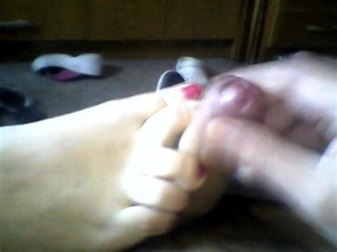 Footjob Red Toes Wife Free Footjob Fetish Porn Video 7c Xhamster