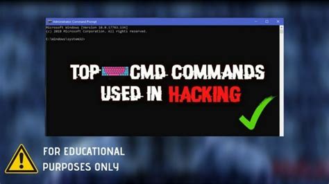 Top Cmd Commands Used In Hacking Beginners Youtube