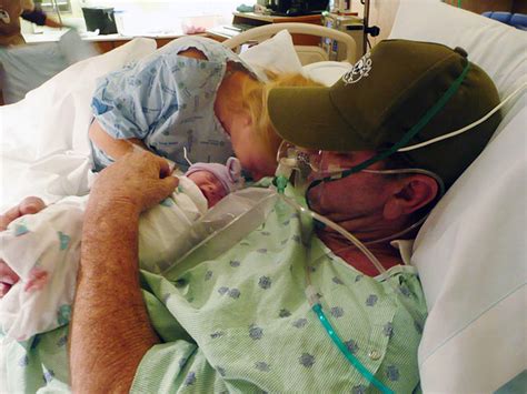 Baby Born Early So Dying Father Can Hug Her Photo Pictures Cbs News