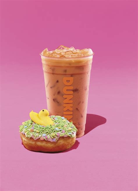 Dunkin Donuts Peeps Flavored Donuts And Coffee April 2019 Popsugar Food