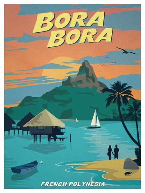 Ideastorm Studio Store — Vintage Bora Bora Poster
