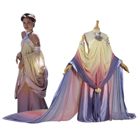 Star Wars Padme Amidala Cosplay Halloween Costumes For Women In 2021 Cosplay Dress Costumes
