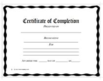 If things dont quite look as if you are a training company needing completion certificates for your courses or you are running an internal event for cpd or health and safety these. Printable Certificate of Completion Awards Certificates ...