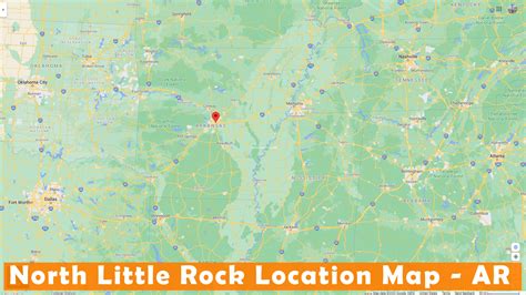 North Little Rock Arkansas Map And North Little Rock Arkansas Satellite