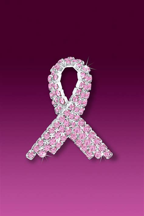 Aware111 Breast Cancer Awareness Rhinestone Lapel Pin