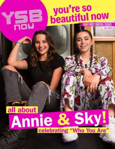 Annie Leblanc And Sky Katz Ysbnow Digital Magazine July 2019 Annie Leblanc Picture