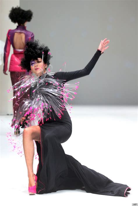 Model Falls On The Runway During French Couture 2012 Show In Singapore