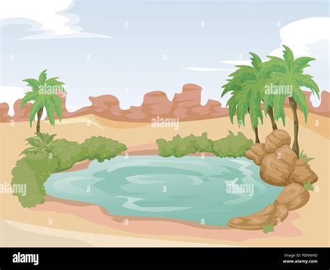 Cartoon Desert Oasis Fotografías E Imágenes De Alta Resolución Alamy