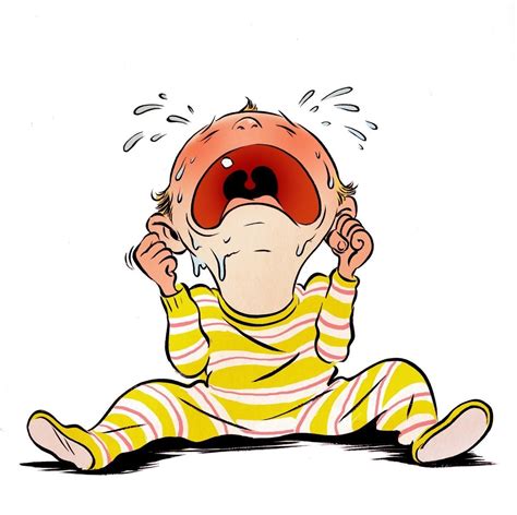 9 Totally Normal Reasons Babies Cry Baby Crying Baby Cartoon Crying