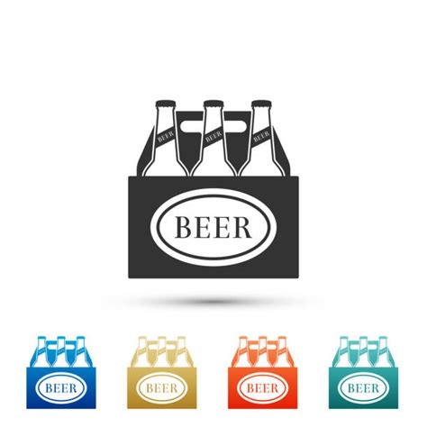 Royalty Free Six Pack Of Beer Clip Art Vector Images