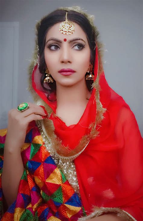 Traditional Look Patiala Salwar Suit With Phulkari Punjabi Dress