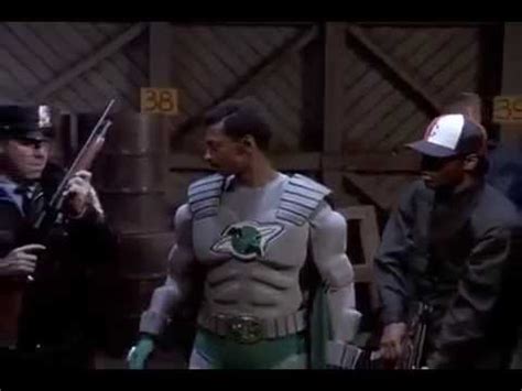 So he can fly, but he's scared of heights. Meteor Man The peacemaker - YouTube