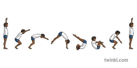 Dive Forward Roll Y6 Gymnastics Movement Twinkl Move Pe Ks2