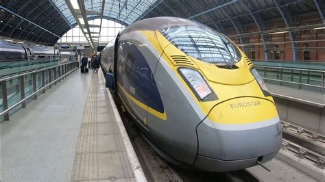 Eurostar Paris To London Via Channel Tunnel First Class Train Trip 4k