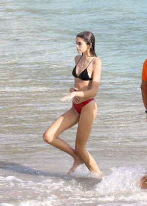 Kaia Gerber In Bikini At The Beach In St Barth Gotceleb