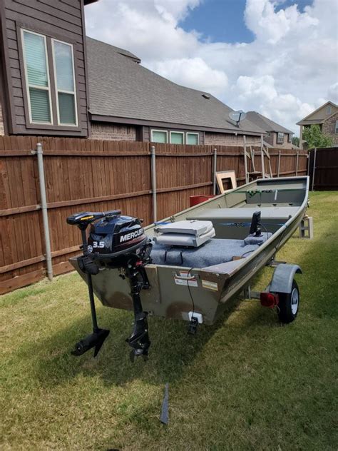 12ft Tracker Topper Jon Boat 2017 For Sale In Mesquite Tx Offerup