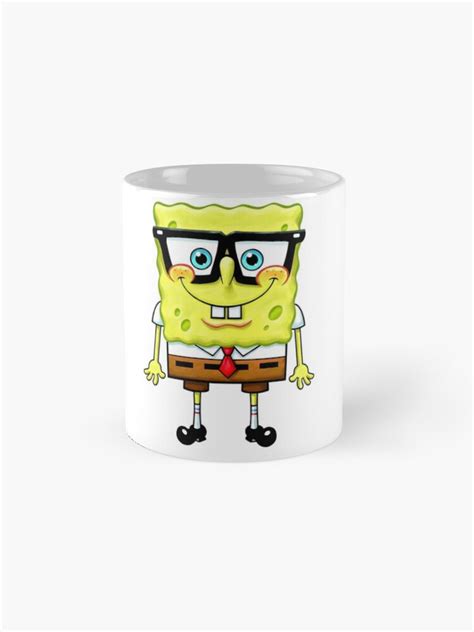Spongebob Nerd Mug By Ewokesot Redbubble