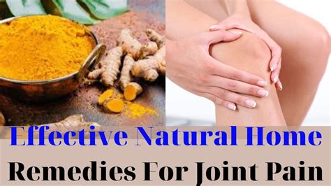 Effective Natural Home Remedies For Joint Pain That You Should Know