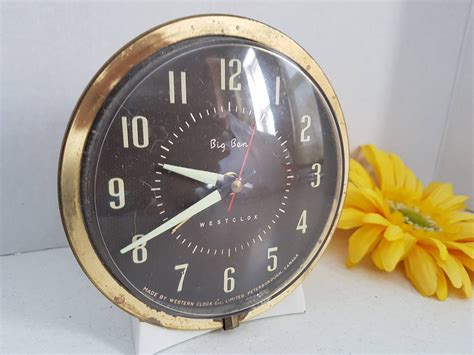 Vintage Alarm Clock Big Ben Westclox Made In Canada Etsy