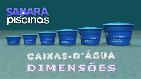 Caixas dágua A Litros em Fibra de Vidro Dimensões e Peso Sabará Piscinas YouTube