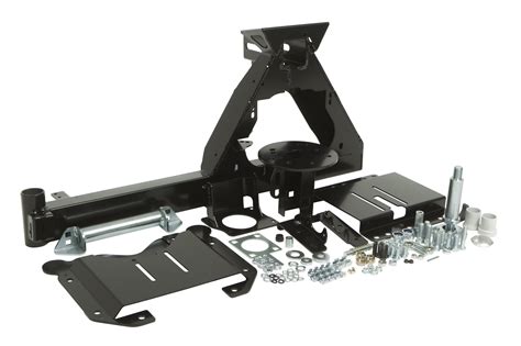 Arb Rear Modular Bumper And Swing Away Wheel Carrier In Black For 87 06