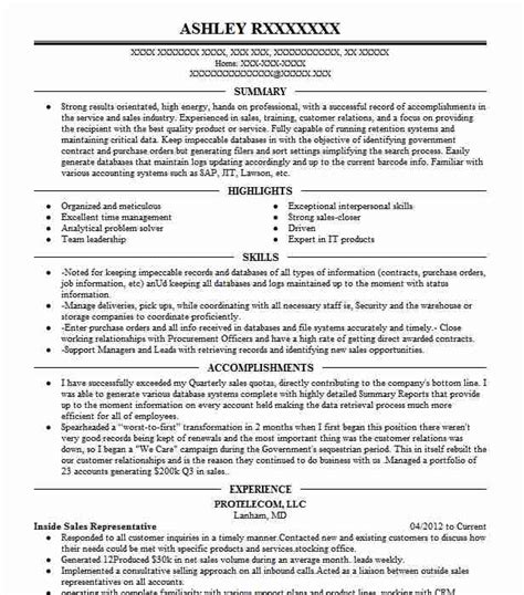 Resumes For Sales Reps - Free Resume Templates