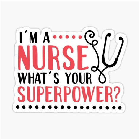 Pegatina Soy Enfermera ¿cuál Es Tu Superpoder 3 Camiseta Enfermera