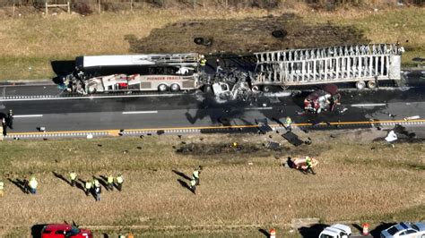 Ohio Charter Bus Crash Kills 3 Injures 15 After Crash With Semi